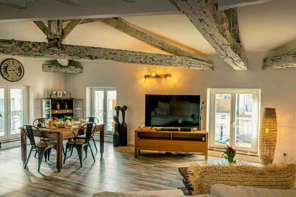 Appartement Cocooning, Climatise, Au Coeur D'Agen Eksteriør bilde